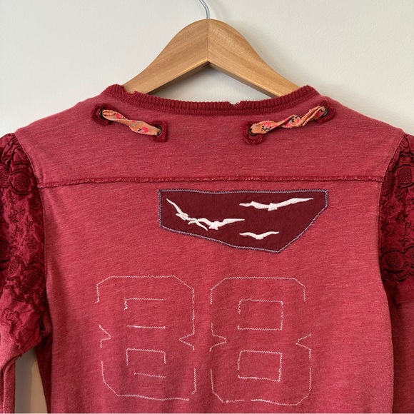 We The Free Ruffled Long Sleeve 88 Top - Picture 7 of 10